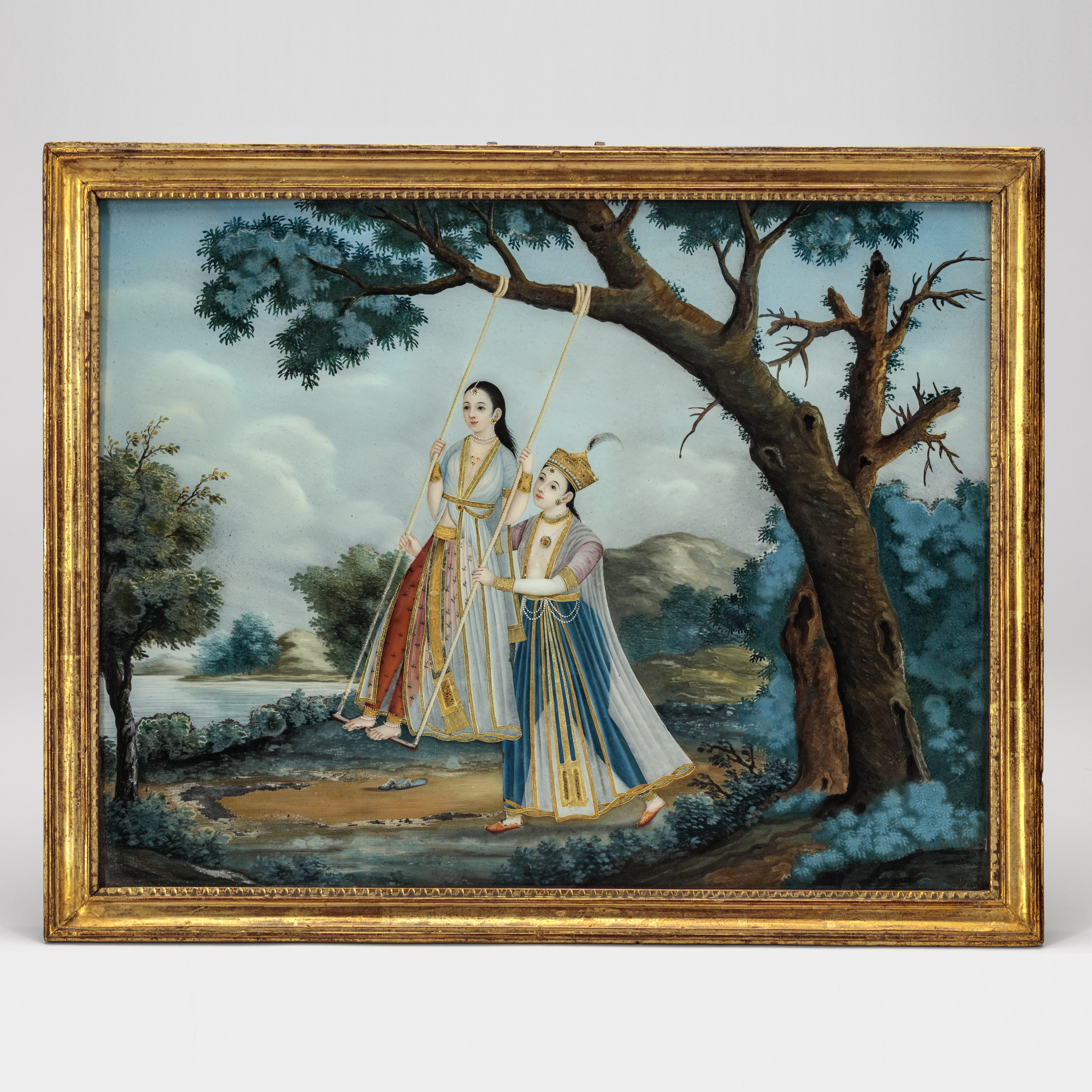 Ladies by a Swing